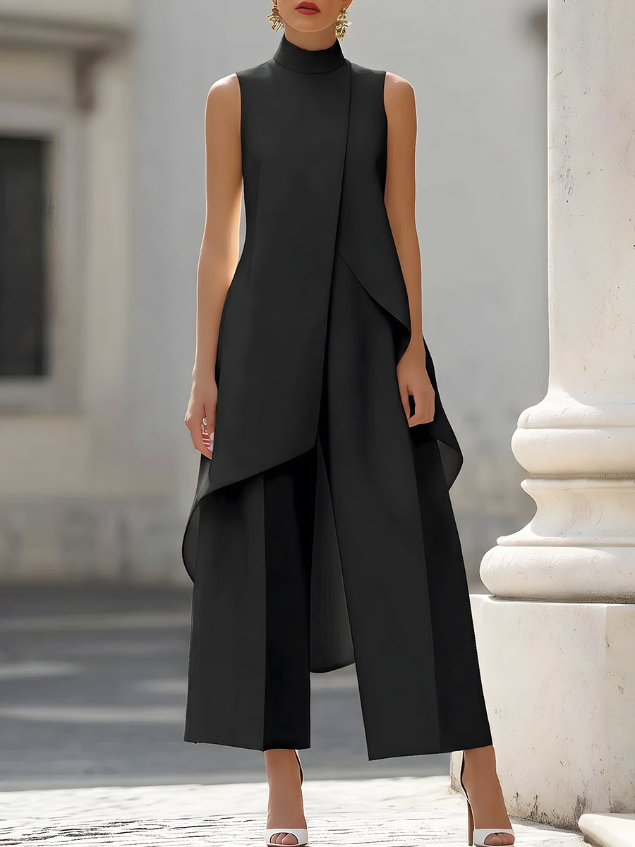 Martina | Long Elegant Drop Jumpsuit