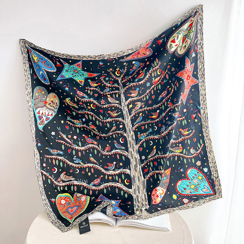 Hazelle | Vintage Printed Scarf