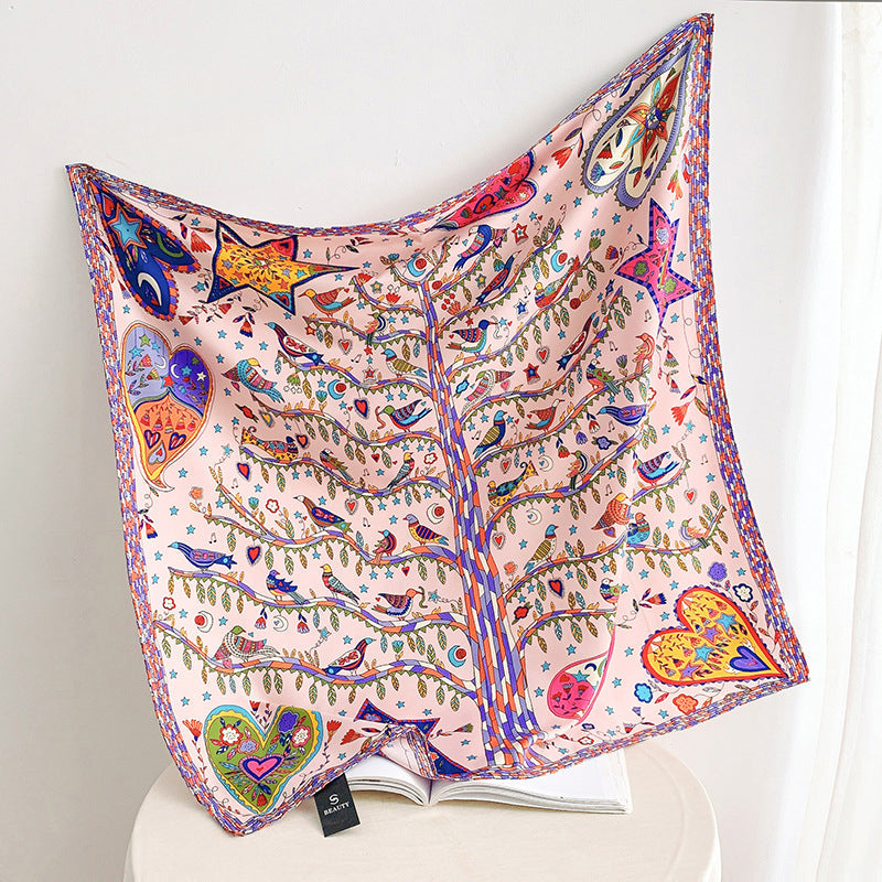Hazelle | Vintage Printed Scarf