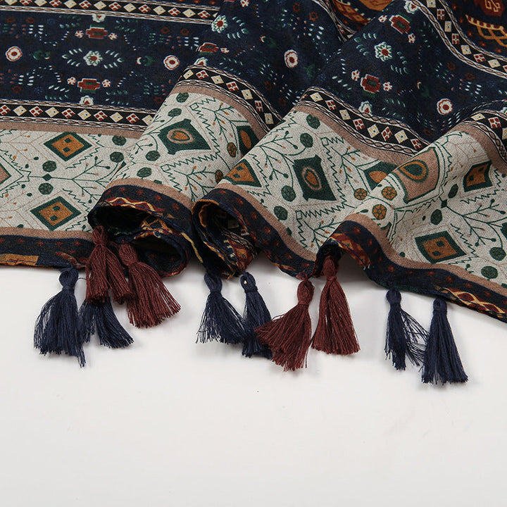 Opaline | Vintage Ethnic Print Scarf