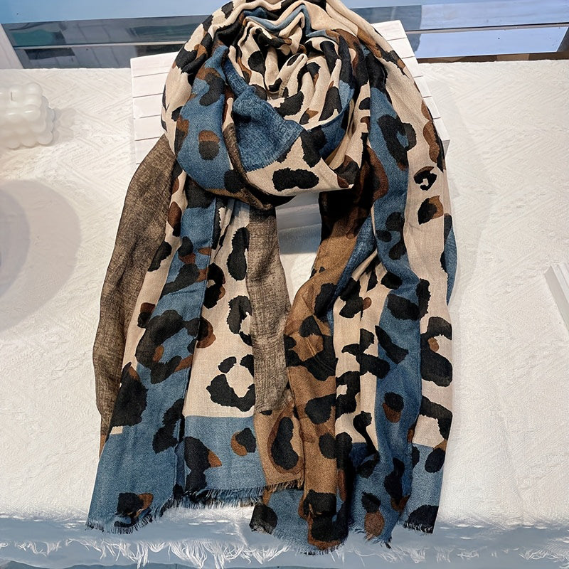 Briar | Casual Leopard Print Scarf