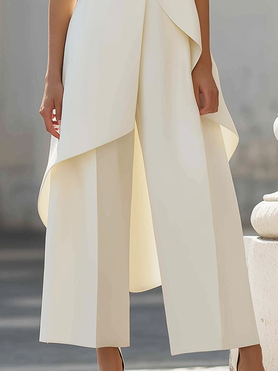 Martina | Elegant Drop Long Jumpsuit