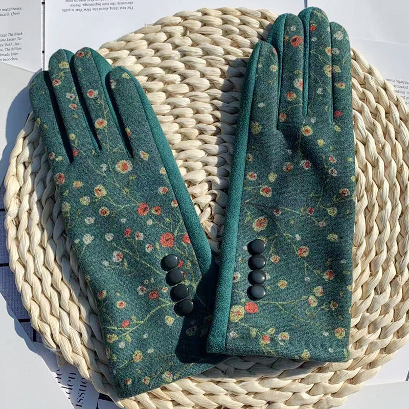Bloom warm winter gloves — Jarah Melbourne