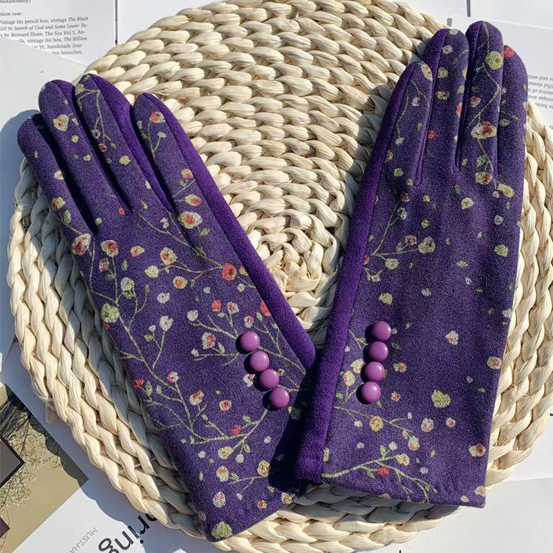 Bloom warm winter gloves — Jarah Melbourne