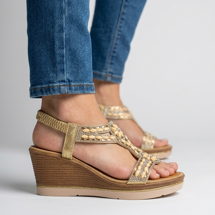 Eden - Comfortable wedge sandal for women