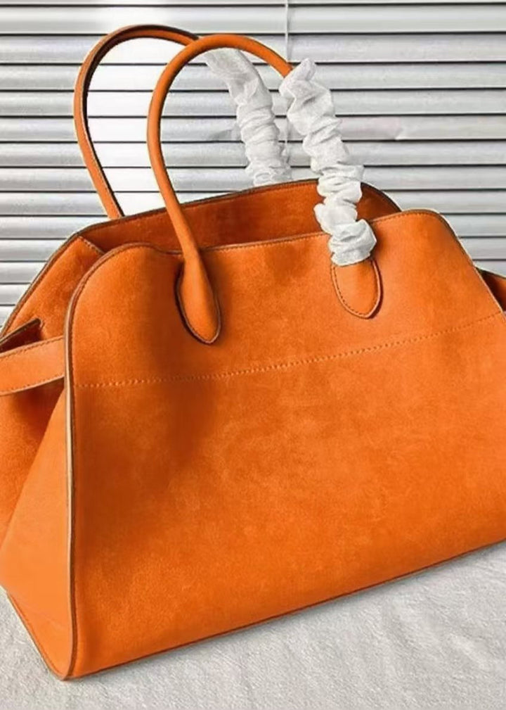 Red Large Capacity Suede Tote