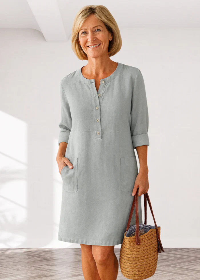 EVI | Casual Women's Dress with Loose Fit and Timeless Look for Every Day