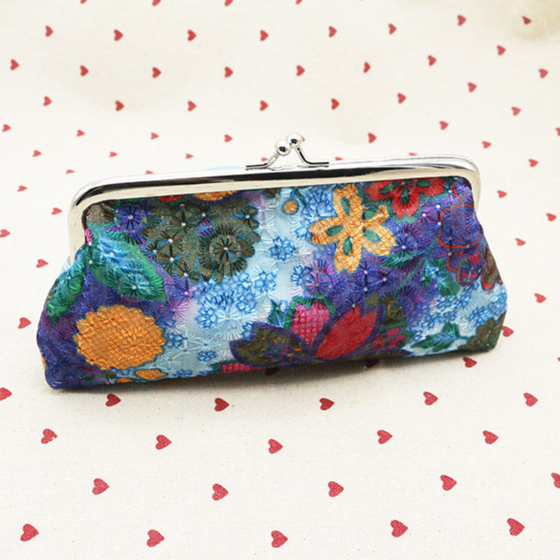 Marnie | Long Floral Clasp Purse — Jarah Melbourne