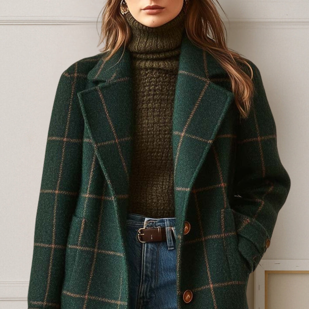 Judith – Long Cashmere-Look Jacket — Jarah Melbourne