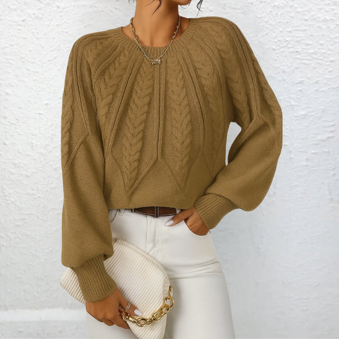 Erika – Wide-Sleeve Knit Jumper — Jarah Melbourne