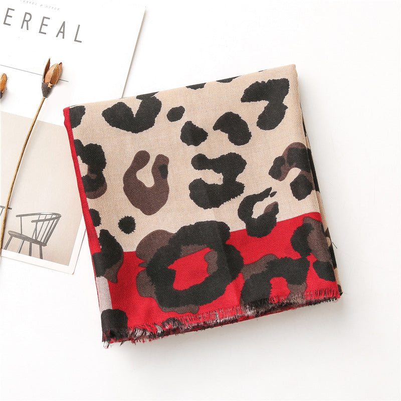 Briar | Casual Leopard Print Scarf