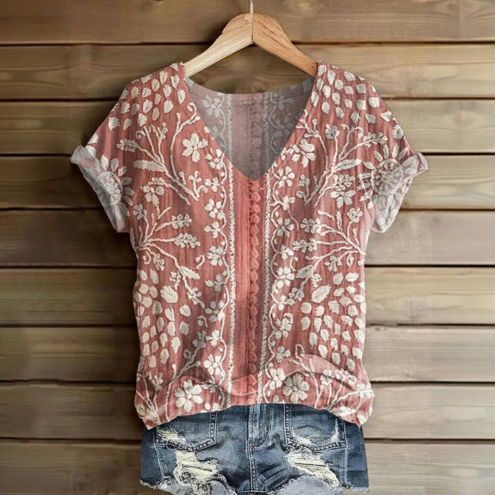 Sienna | Vintage T-Shirt with Floral Print