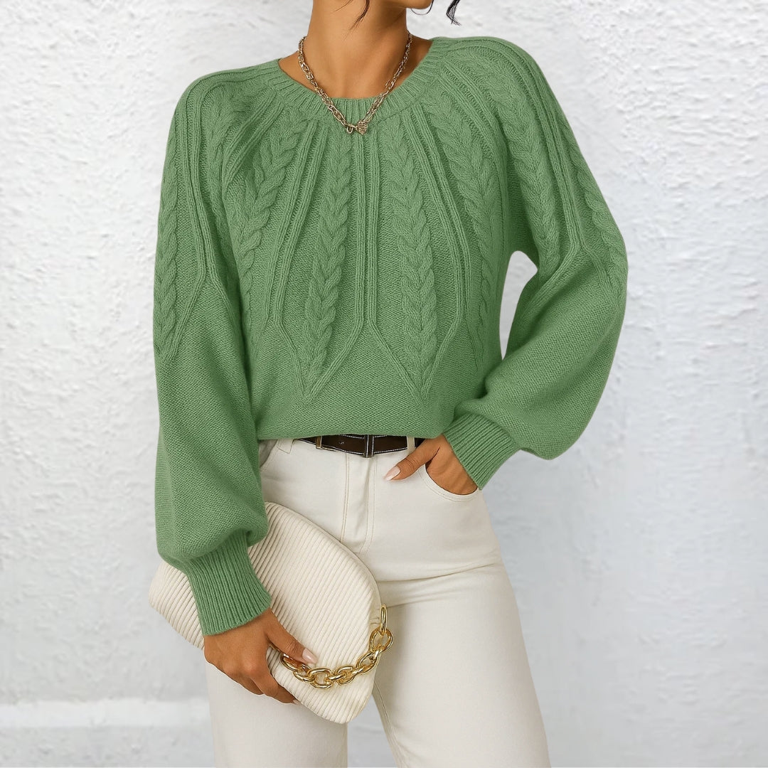 Erika – Wide-Sleeve Knit Jumper — Jarah Melbourne