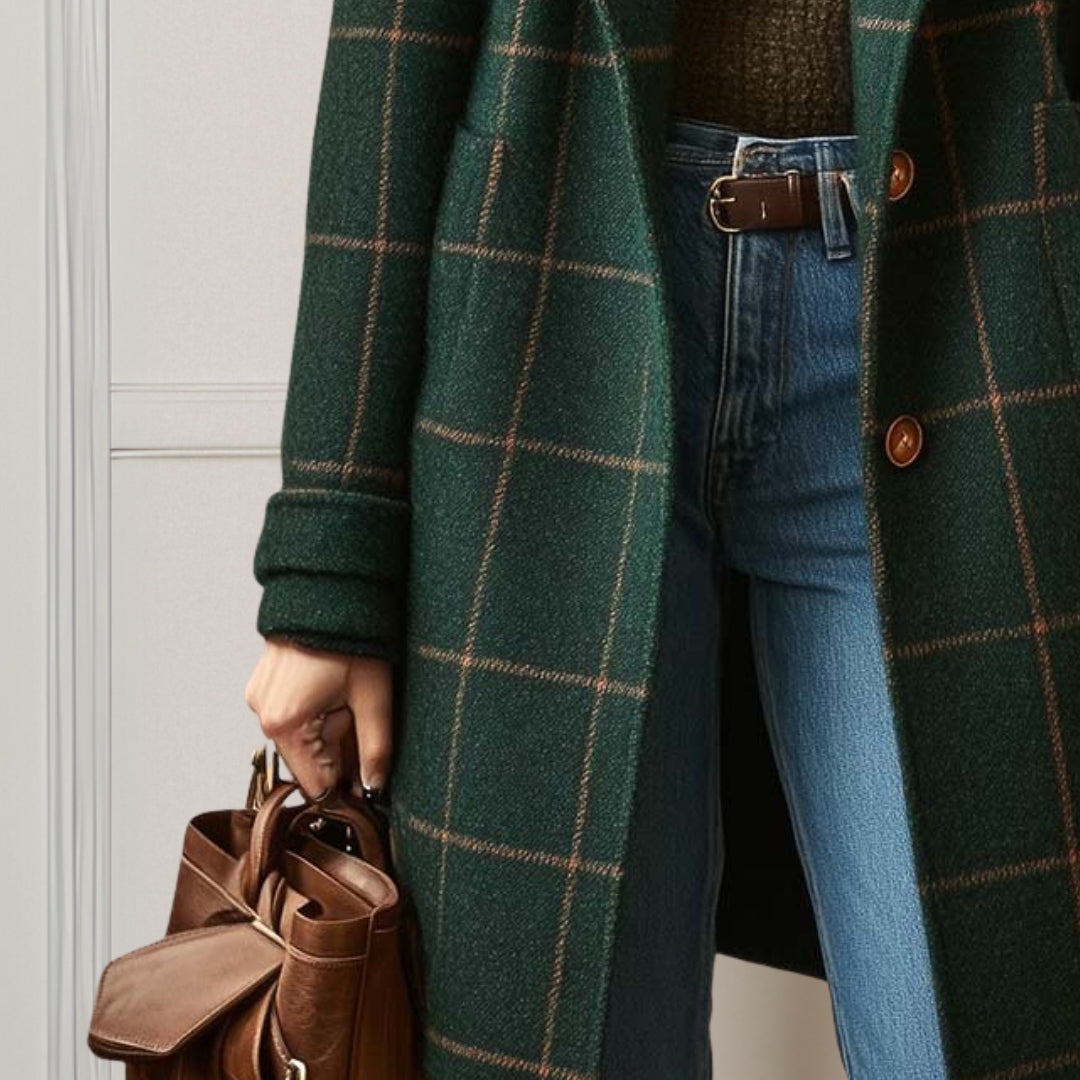 Judith – Long Cashmere-Look Jacket — Jarah Melbourne