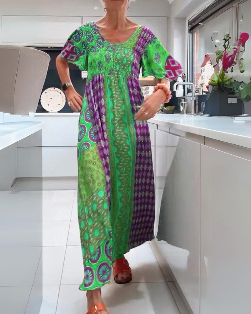 Ash | Colorful Boho Dress