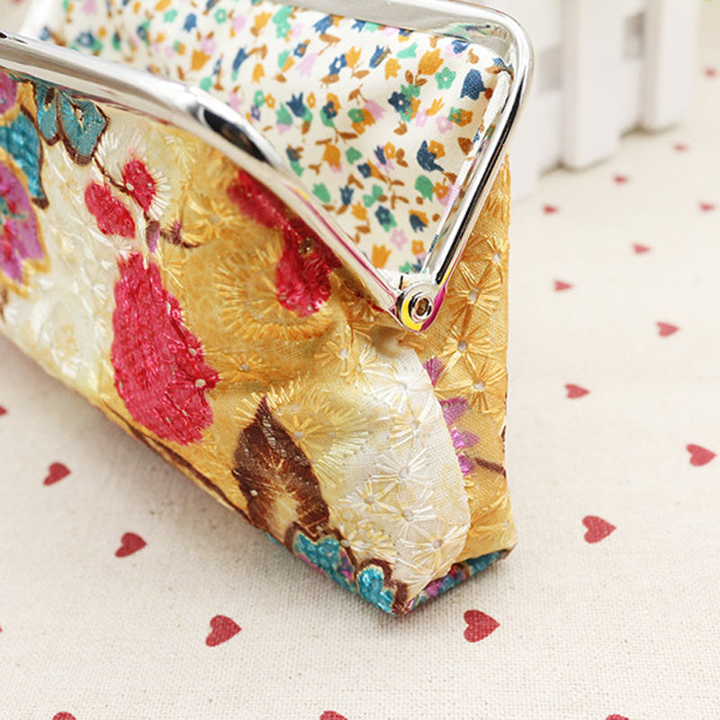 Marnie | Long Floral Clasp Purse — Jarah Melbourne