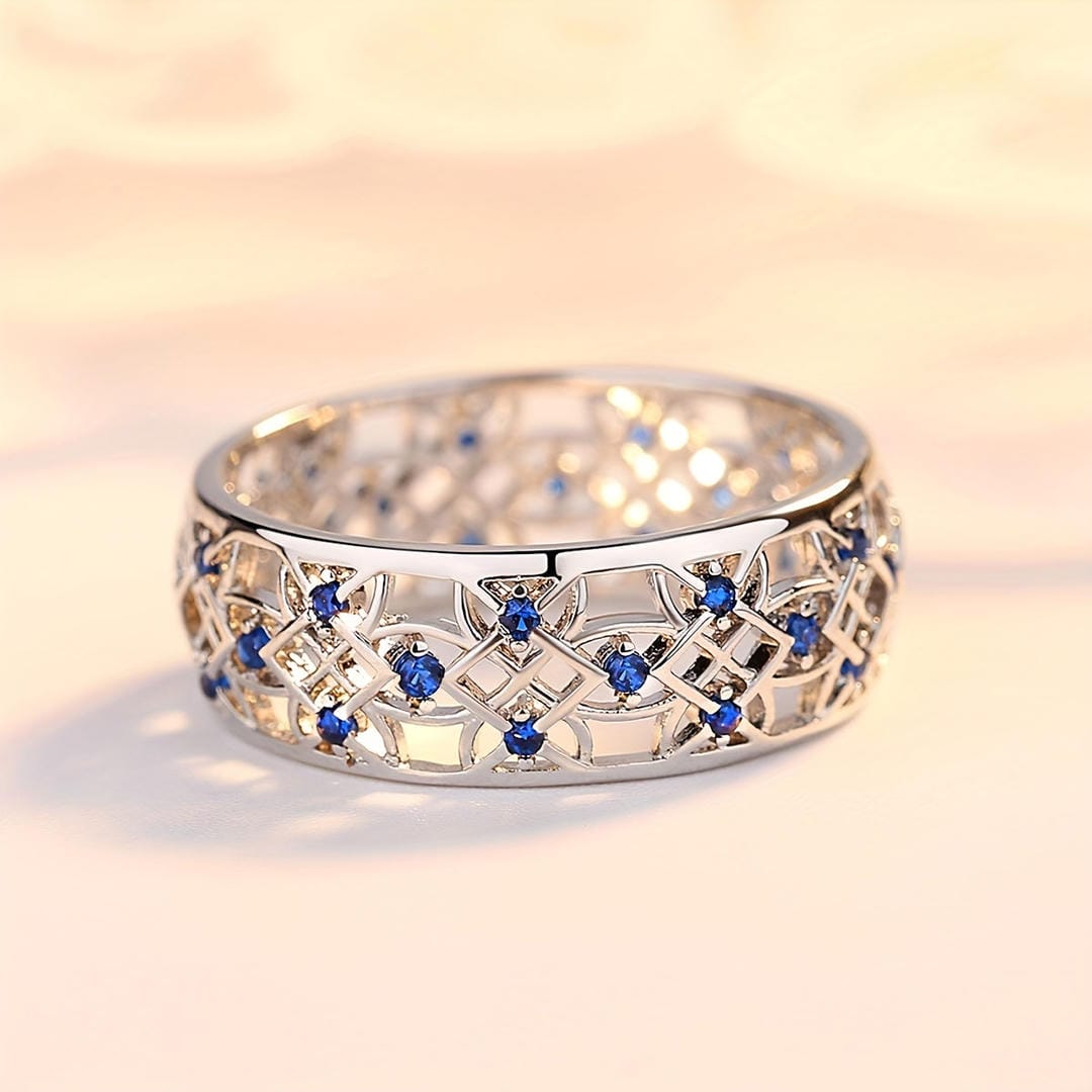 Ivy | Sapphire Filigree Dream Ring