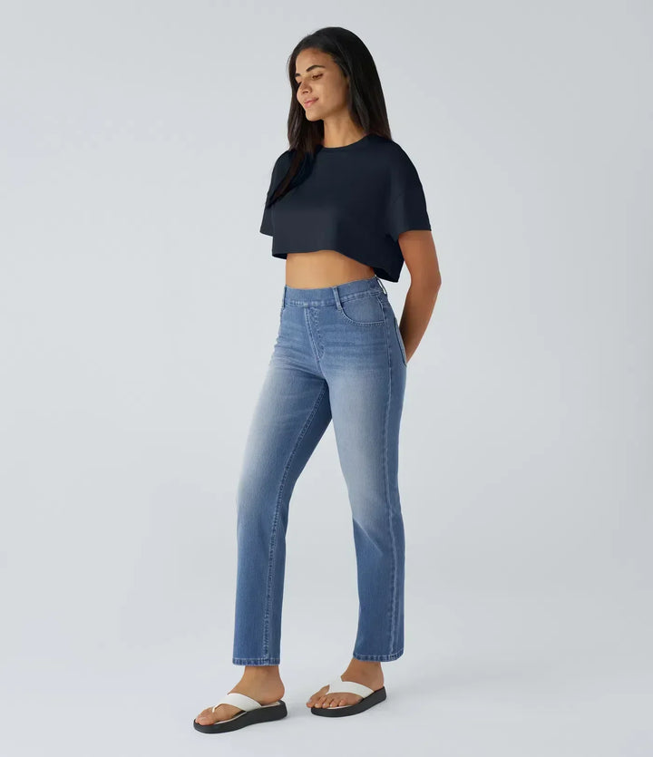 Naomi | High Waist Elastic Comfort Pants