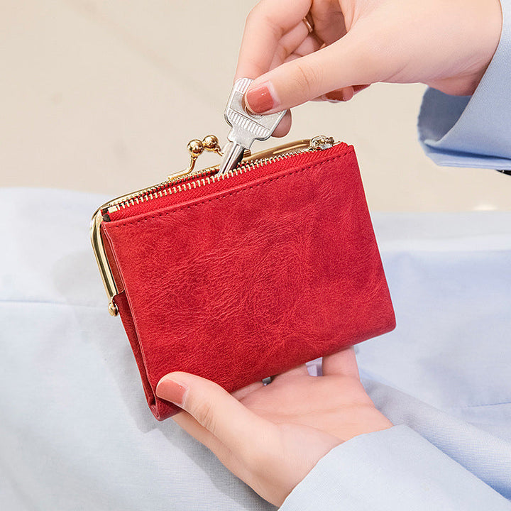 Della | Clasp & Zip Coin Purse — Jarah Melbourne