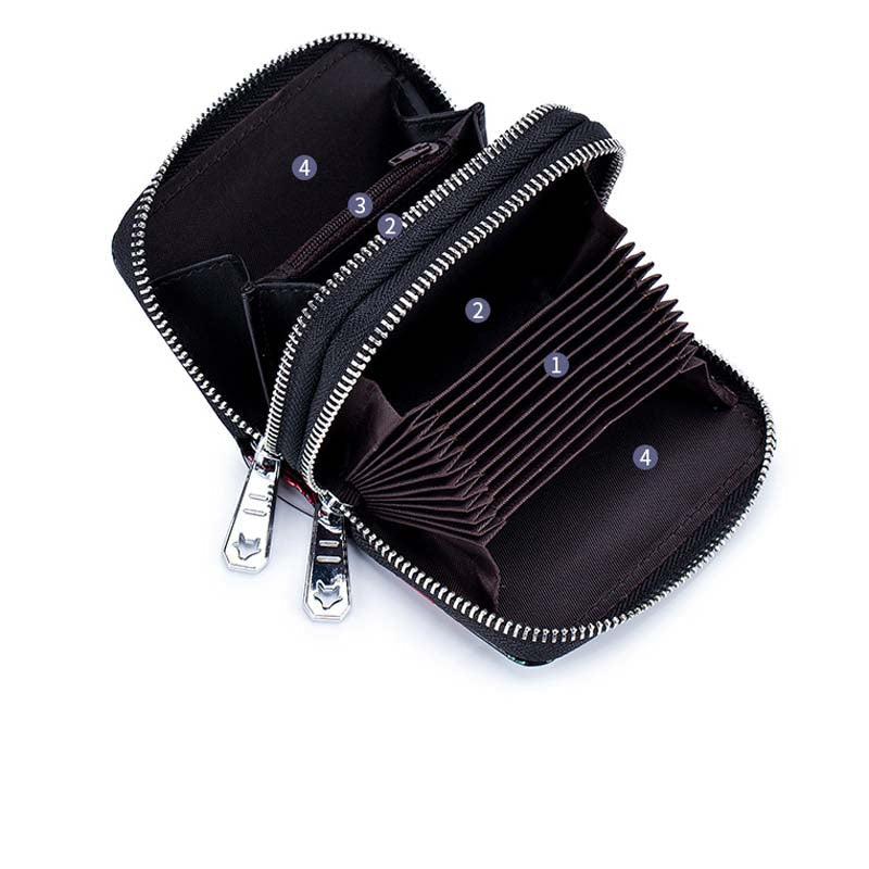 Rosie | Floral Leather Coin Purse — Jarah Melbourne