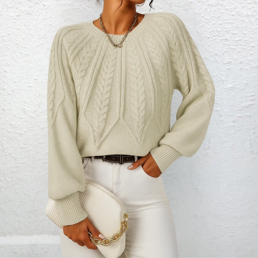 Erika – Wide-Sleeve Knit Jumper — Jarah Melbourne