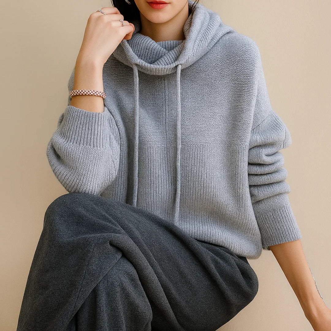 Annalina – Knitted Hoodie — Jarah Melbourne