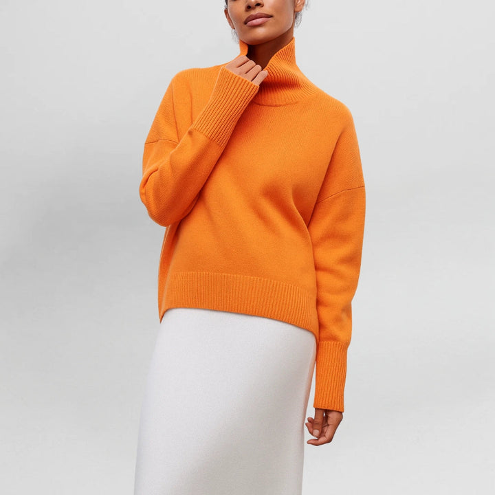 Stefanie – Roll-Neck Knit Jumper — Jarah Melbourne
