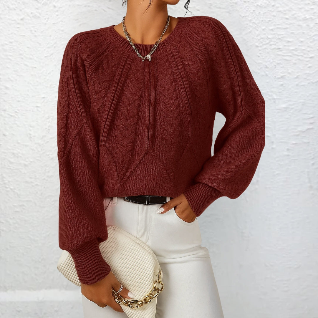 Erika – Wide-Sleeve Knit Jumper — Jarah Melbourne