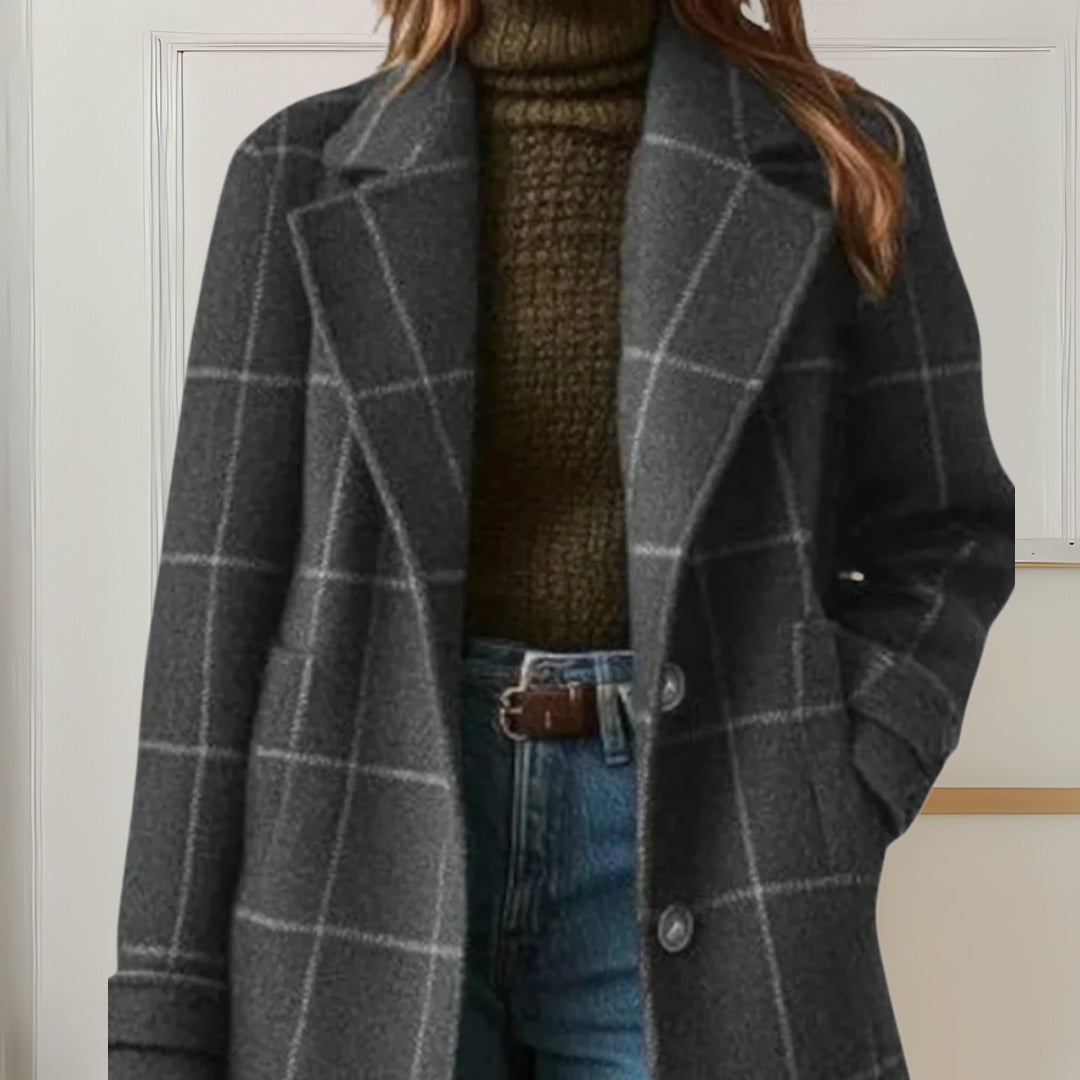 Judith – Long Cashmere-Look Jacket — Jarah Melbourne