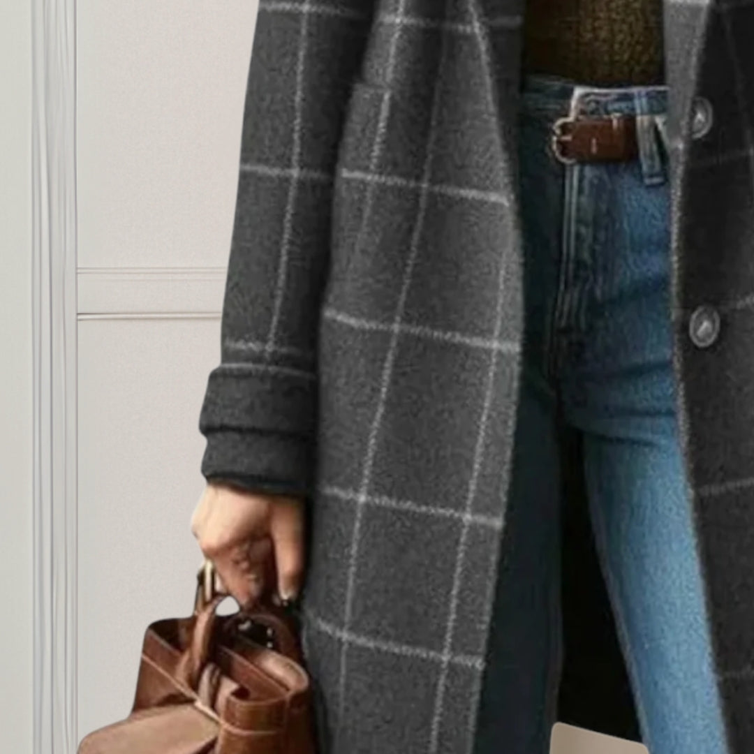 Judith – Long Cashmere-Look Jacket — Jarah Melbourne