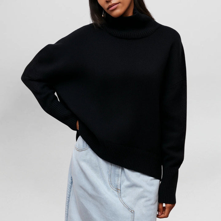 Stefanie – Roll-Neck Knit Jumper — Jarah Melbourne