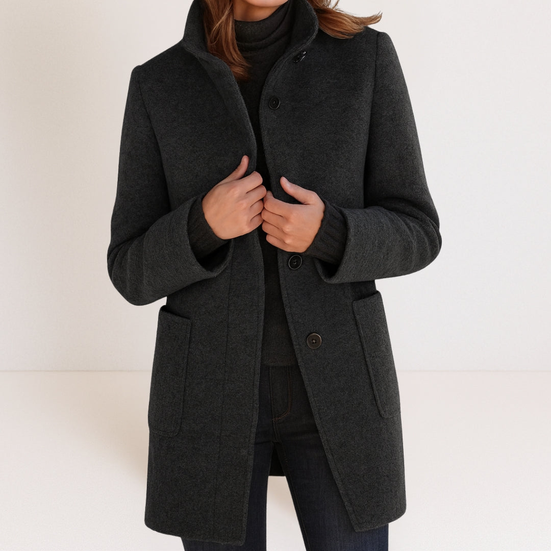 Stella – High-Collar Jacket — Jarah Melbourne