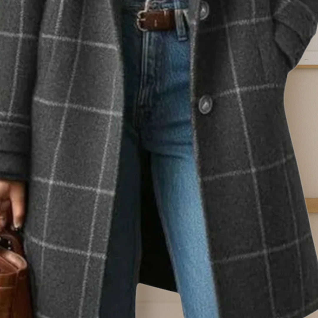 Judith – Long Cashmere-Look Jacket — Jarah Melbourne