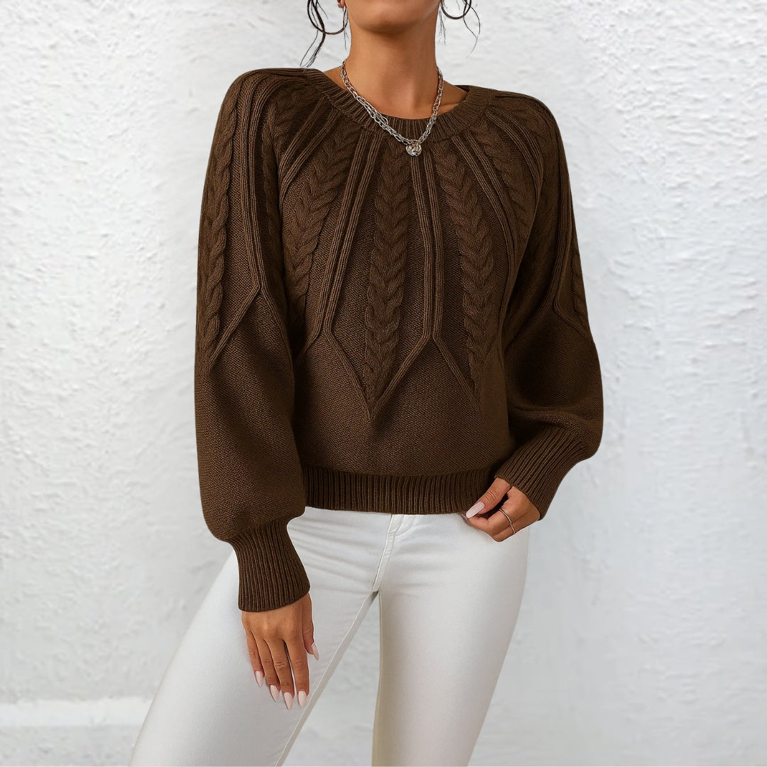 Erika – Wide-Sleeve Knit Jumper — Jarah Melbourne