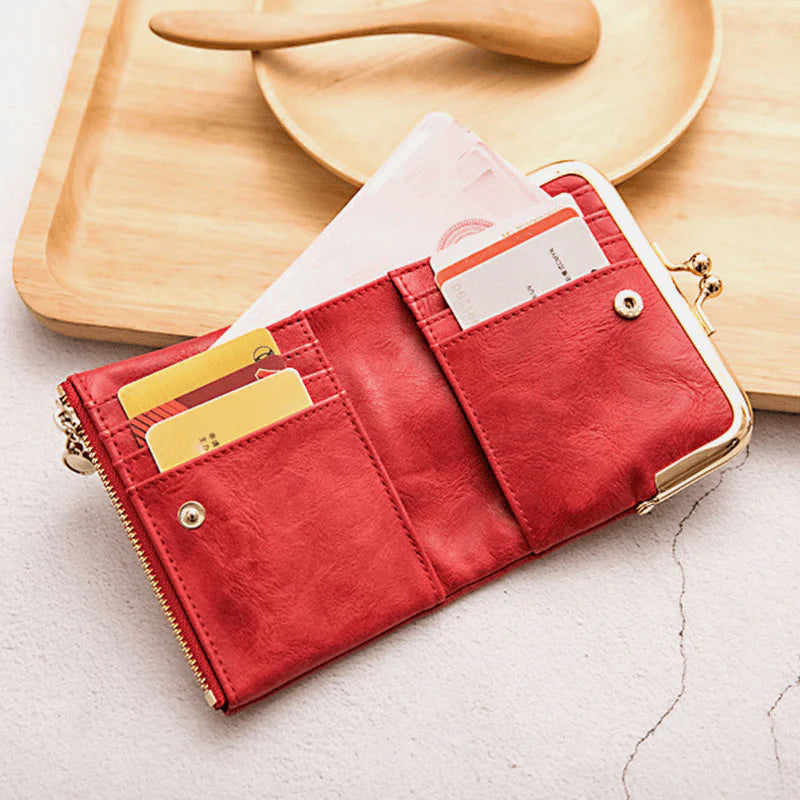 Della | Clasp & Zip Coin Purse — Jarah Melbourne