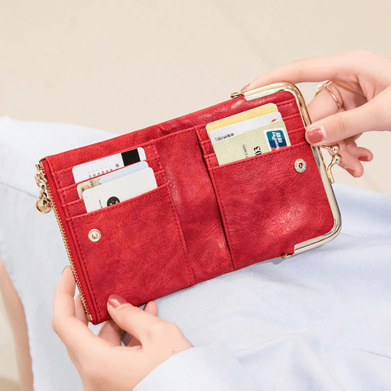 Della | Clasp & Zip Coin Purse — Jarah Melbourne