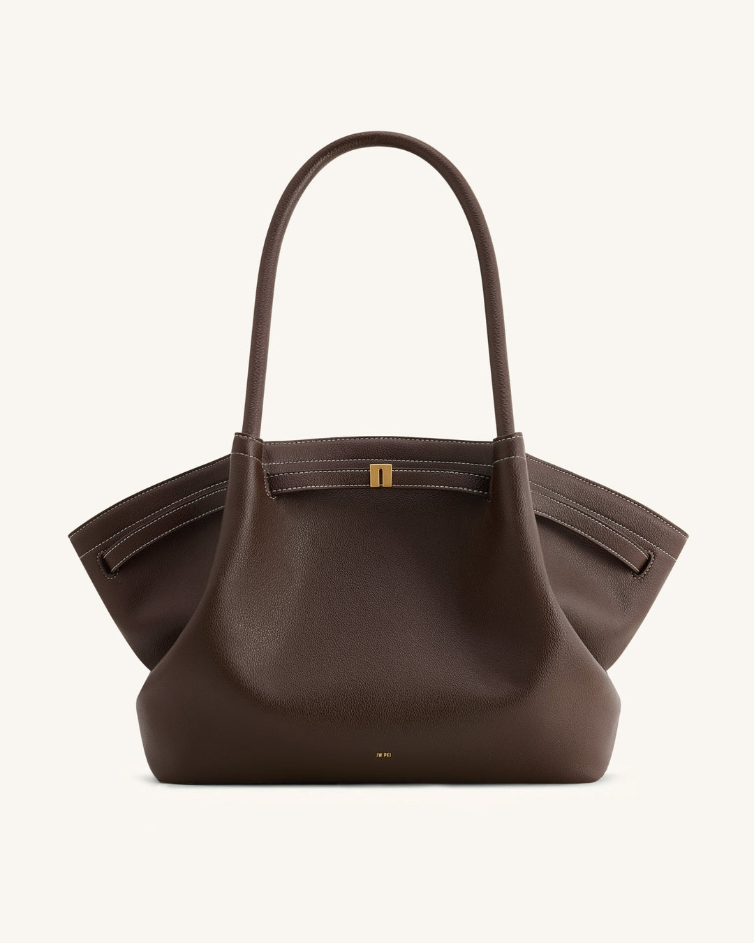 Hana | Dark Brown Large Tote Bag
