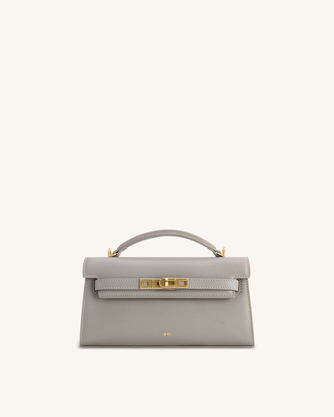 Noor | Elephant Gray Top Handle Bag
