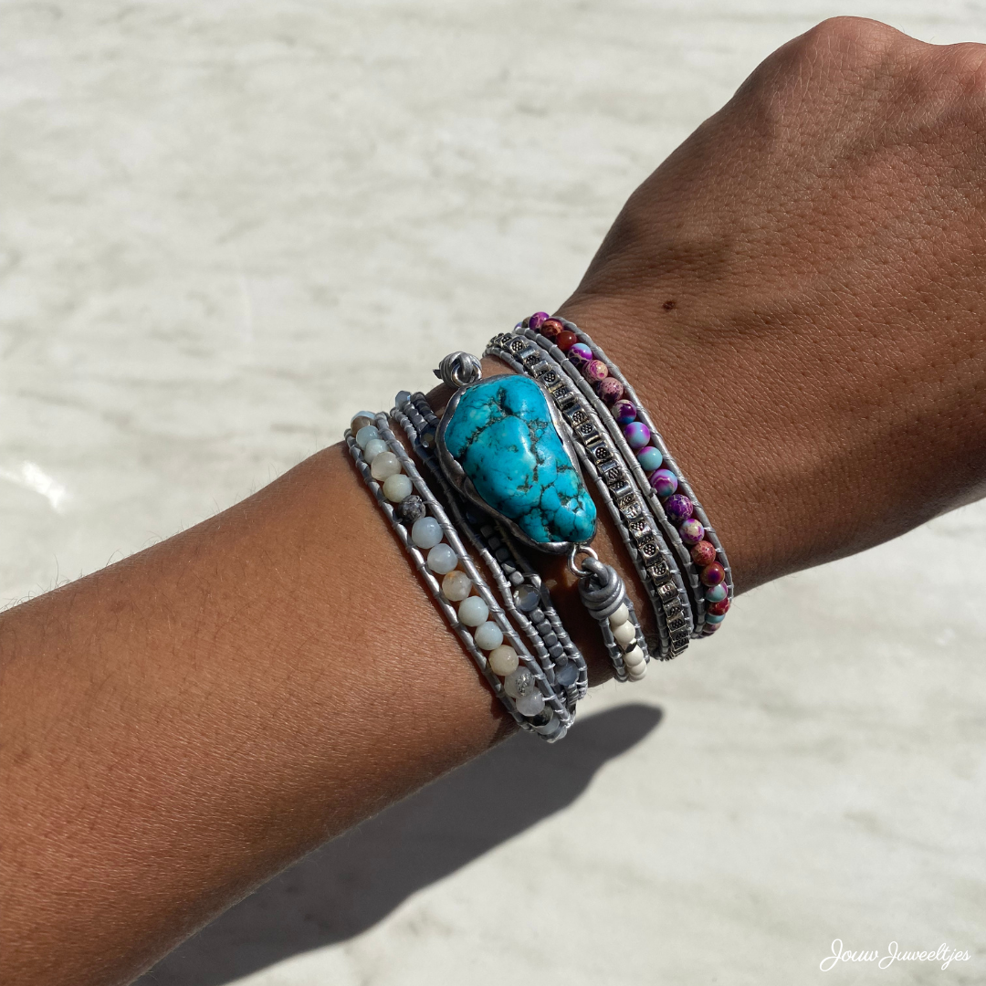 Turquoise Healing Bracelet - Vegan Friendly