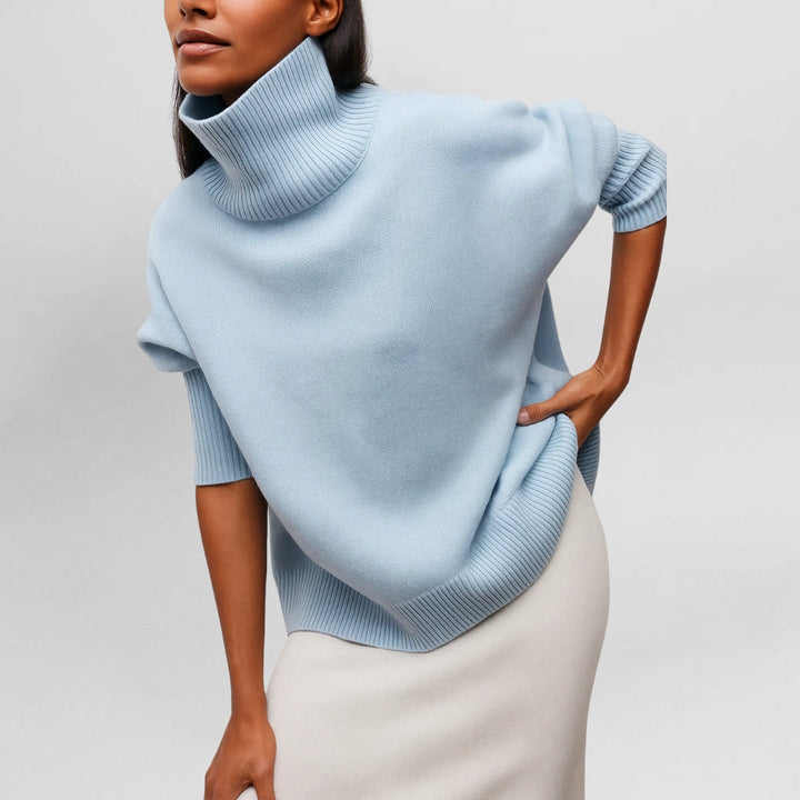 Stefanie – Roll-Neck Knit Jumper — Jarah Melbourne