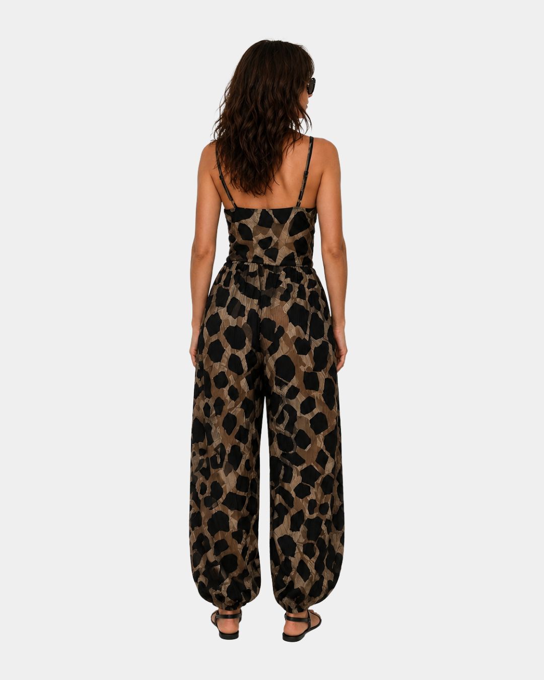 Marcella | Leopard Print Jumpsuit — Jarah Melbourne
