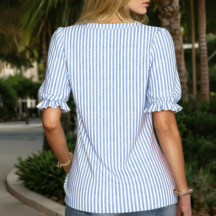 Etta striped blouse — Jarah Melbourne