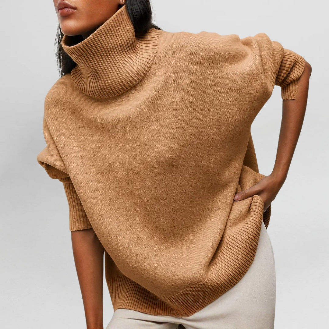 Stefanie – Roll-Neck Knit Jumper — Jarah Melbourne