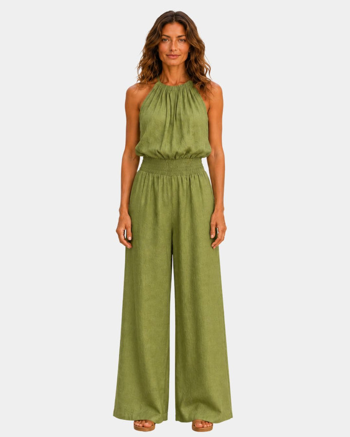 Giselle | Halter Jumpsuit — Jarah Melbourne