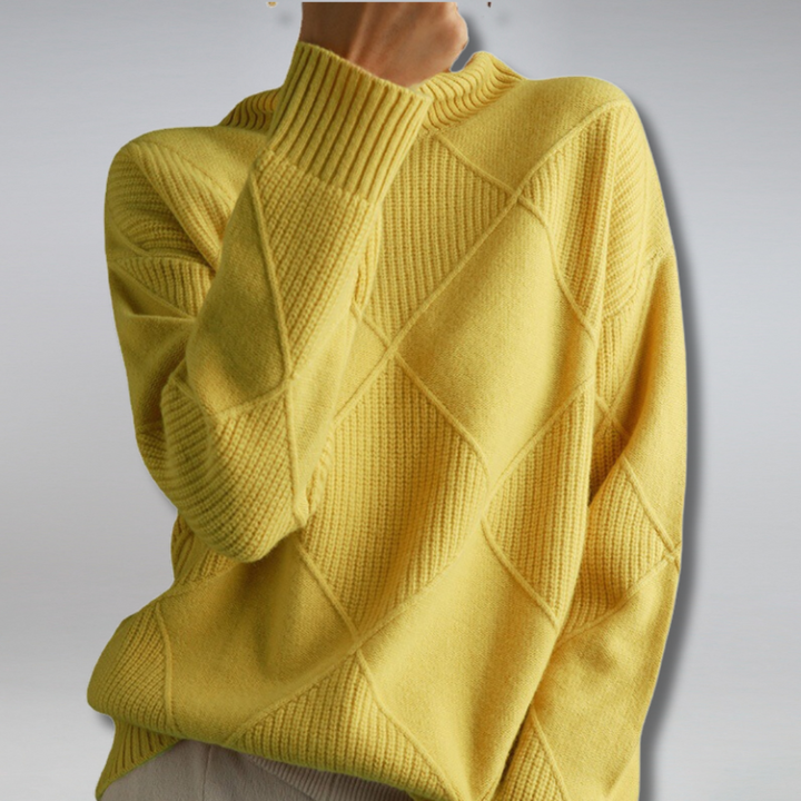 Ilse – Cashmere-Look Roll-Neck Jumper — Jarah Melbourne