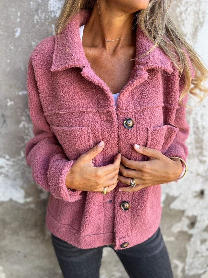 Sofia – Teddy Fleece Spring Coat — Jarah Melbourne