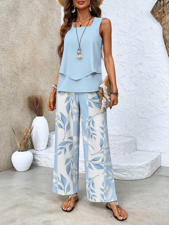 Averie Elegant Summer Two-Piece Set