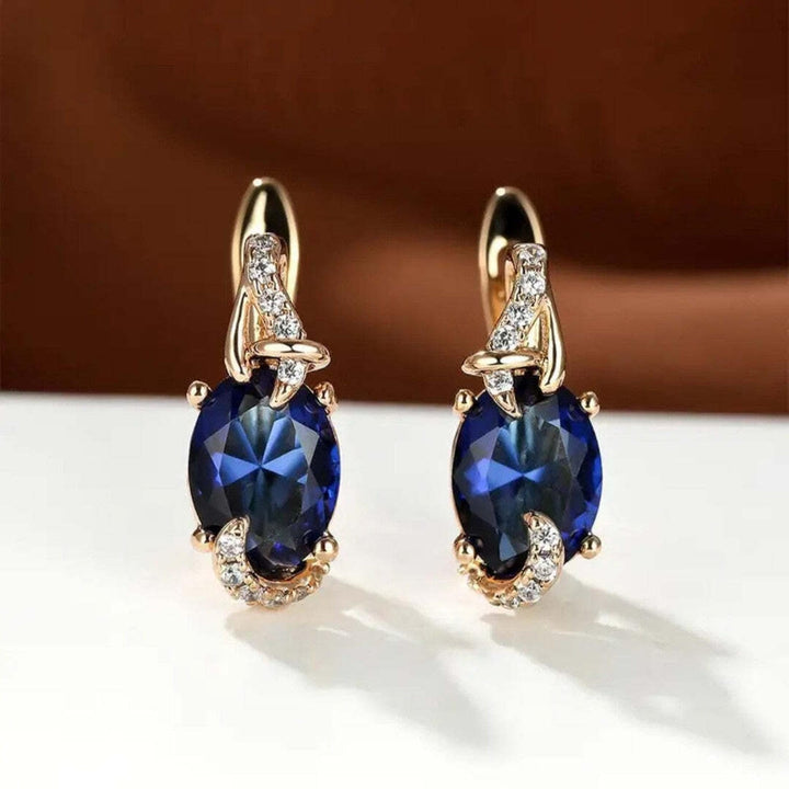 Hazel | Regal Midnight Drop Earrings