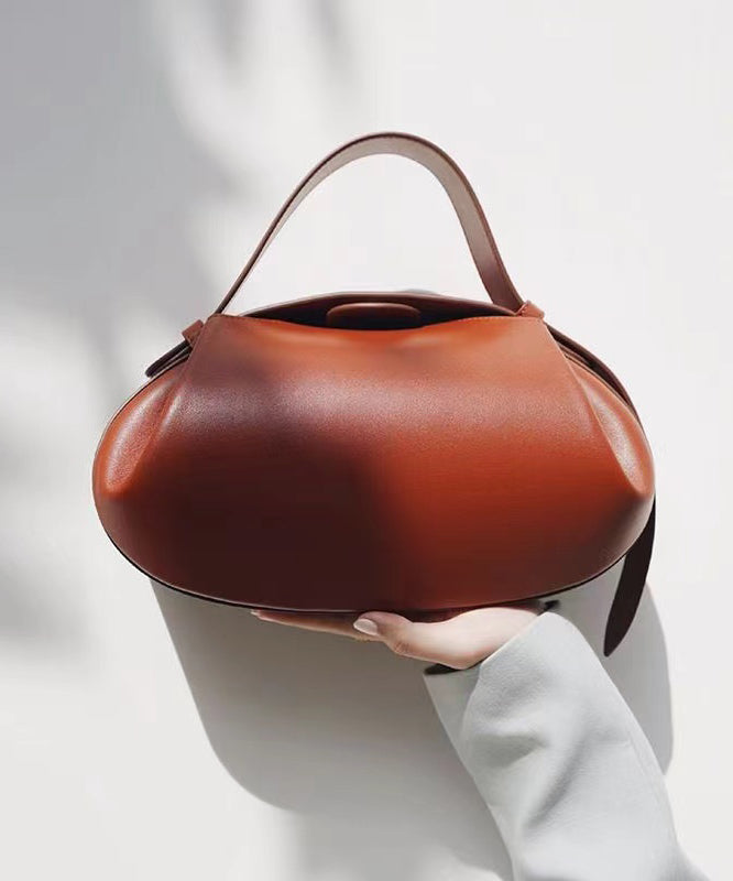 Wine Red Versatile Leather Tote