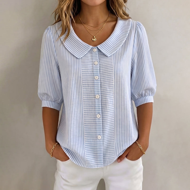 Wren striped blouse — Jarah Melbourne